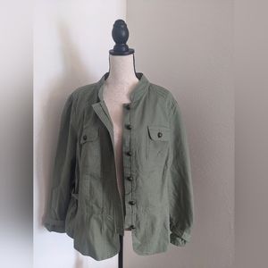 NWT Motto Military Style Lightweight Jacket